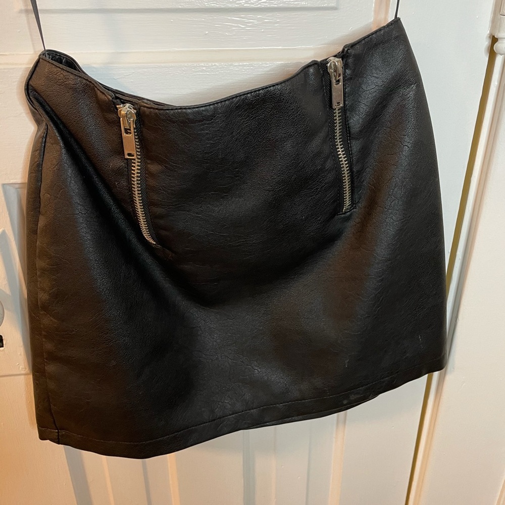 Forever 21 Leather Skirt
